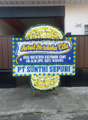 Papan Bunga Duka di Bajenis